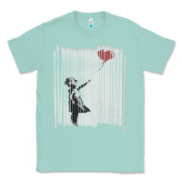 Seafoam banksy balloon girl cute Classic Tee - maiPhamDesign