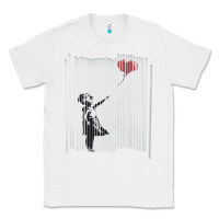 White banksy balloon girl cute Classic Tee - maiPhamDesign