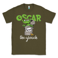 Army Green oscar the grouch Classic Tee - maiPhamDesign