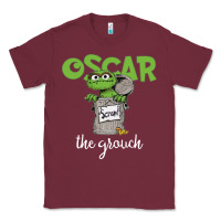 Burgundy oscar the grouch Classic Tee - maiPhamDesign
