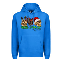 True Royal Peace Love Rock Christmas Premium Hoodie - CowhideDigitalArt