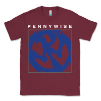 Burgundy horror pennywise movie Classic Tee - maiPhamDesign