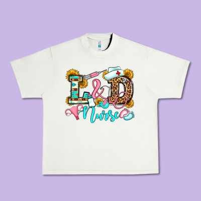 Labor And Delivery Nurse Urban Heavy Tee Designed By Oliviacreatesart