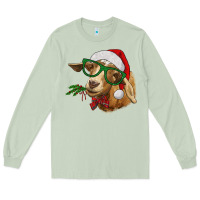 Matcha christmas goat Long Sleeve Tee - RanaPortraitStore