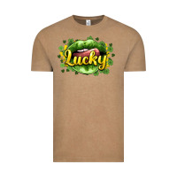 Vintage Coffee St. Patrick's Day lips lucky Vintage Tee - HowdyJamesFarm