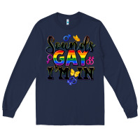Navy sounds gay im in Long Sleeve Tee - FaDigitalArtStudio