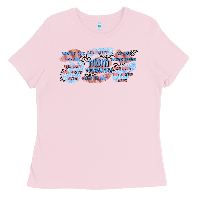 Mom Vocabulary Libbey Glass Ladies Tee by TumblerDesignByShophia | Teevron