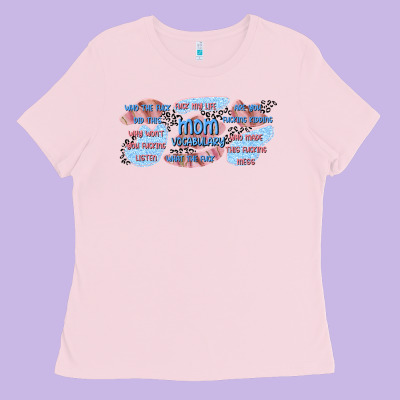 Mom Vocabulary Libbey Glass Ladies Tee Designed By Tumblerdesignbyshophia