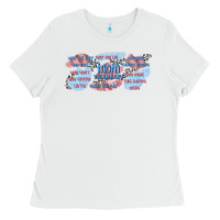 White mom vocabulary libbey glass Ladies Tee - TumblerDesignByShophia