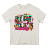 Cream New Mexico Heavy Core Tee - texasbilliewilder