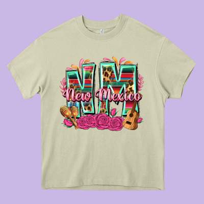 New Mexico Heavy Core Tee Designed By Texasbilliewilder