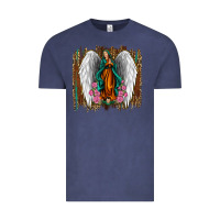 Vintage Denim lady of guadalupe Vintage Tee - Jasminsmagicworld
