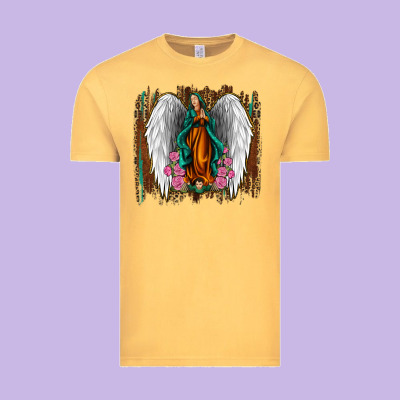 Lady Of Guadalupe Vintage Tee Designed By Jasminsmagicworld