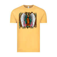 Vintage Mustard lady of guadalupe Vintage Tee - Jasminsmagicworld