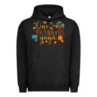 Pigment Black one thankful yaya Urban Hoodie - JahusDesignShop