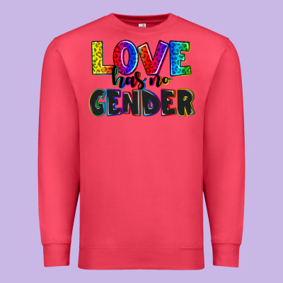 Love Has No Gender Premium Sweatshirt Designed By Adodesignshop