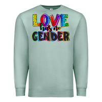Seafoam love has no gender Premium Sweatshirt - AdoDesignShop