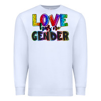 White love has no gender Premium Sweatshirt - AdoDesignShop
