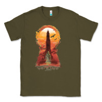 Army Green Retro Animation  Novel Art Characters Poster Classic Tee - maiPhamDesign