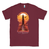 Burgundy Retro Animation  Novel Art Characters Poster Classic Tee - maiPhamDesign