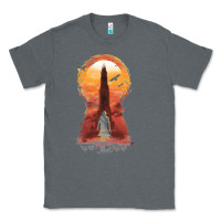 Charcoal Heather Retro Animation  Novel Art Characters Poster Classic Tee - maiPhamDesign