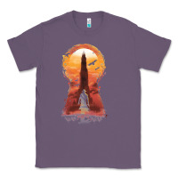 Lavender Retro Animation  Novel Art Characters Poster Classic Tee - maiPhamDesign