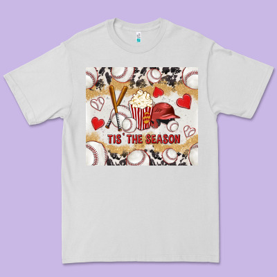 Tis' The Season With Cowhide Tumbler Tbs Premium Tee Designed By Tumblerdesignbyshophia