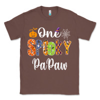 Chestnut grandpa family halloween matching shirts, one spooky papaw t shirt Classic Tee - maiPhamDesign