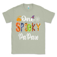 Matcha grandpa family halloween matching shirts, one spooky papaw t shirt Classic Tee - maiPhamDesign