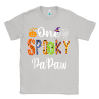 Moon Dust grandpa family halloween matching shirts, one spooky papaw t shirt Classic Tee - maiPhamDesign