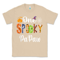 Mushroom grandpa family halloween matching shirts, one spooky papaw t shirt Classic Tee - maiPhamDesign