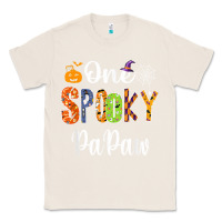 Natural grandpa family halloween matching shirts, one spooky papaw t shirt Classic Tee - maiPhamDesign