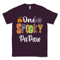 Grandpa Family Halloween Matching Shirts, One Spooky Papaw T Shirt Classic Tee | Teevron