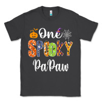 Smoke grandpa family halloween matching shirts, one spooky papaw t shirt Classic Tee - maiPhamDesign