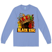 Colony Blue Future black king Long Sleeve Tee - FaDigitalArtStudio
