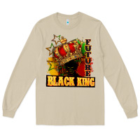 Mushroom Future black king Long Sleeve Tee - FaDigitalArtStudio
