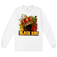 White Future black king Long Sleeve Tee - FaDigitalArtStudio