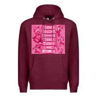 Burgundy warrior breast cancer Premium Hoodie - RanaPortraitStore