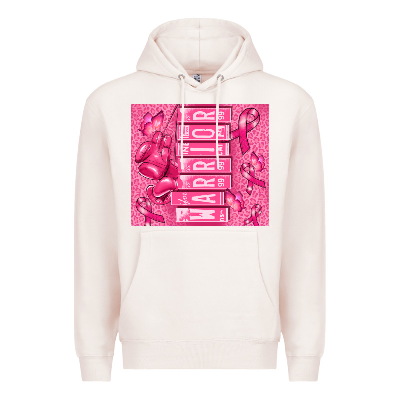 Warrior Breast Cancer Premium Hoodie by RanaPortraitStore | Teevron