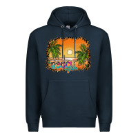 Navy beach vibes Premium Hoodie - CowhideDigitalArt