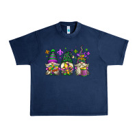 Navy mardi gras gnomes Urban Heavy Tee - OliviaCreatesArt