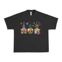 Pigment Black mardi gras gnomes Urban Heavy Tee - OliviaCreatesArt