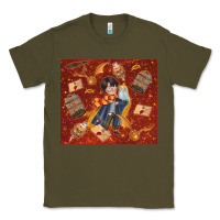 Army Green wizard boy with magic items Classic Tee - TumblerDesignByShophia