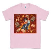 Bubblegum Pink wizard boy with magic items Classic Tee - TumblerDesignByShophia