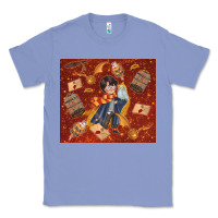 Colony Blue wizard boy with magic items Classic Tee - TumblerDesignByShophia