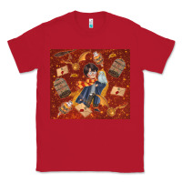 Red wizard boy with magic items Classic Tee - TumblerDesignByShophia