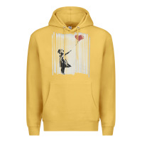 Antique Gold banksy balloon girl cute Premium Hoodie - maiPhamDesign