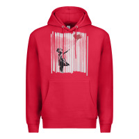 Cardinal banksy balloon girl cute Premium Hoodie - maiPhamDesign