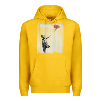 Lemon banksy balloon girl cute Premium Hoodie - maiPhamDesign