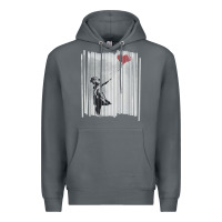 Rock banksy balloon girl cute Premium Hoodie - maiPhamDesign
